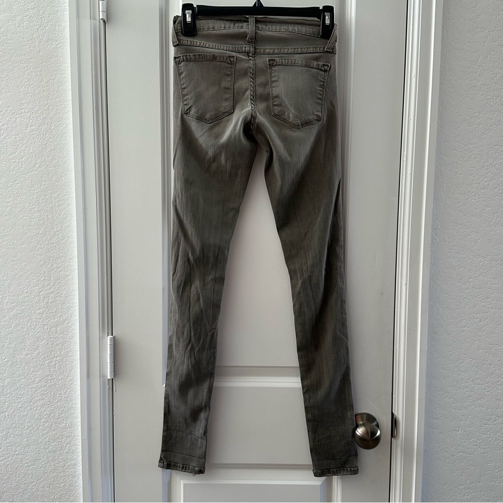 Flying Monkey Low Rise Skinny Distressed Jeans Size 24 Cotton Tencel Blend - Picture 3 of 8